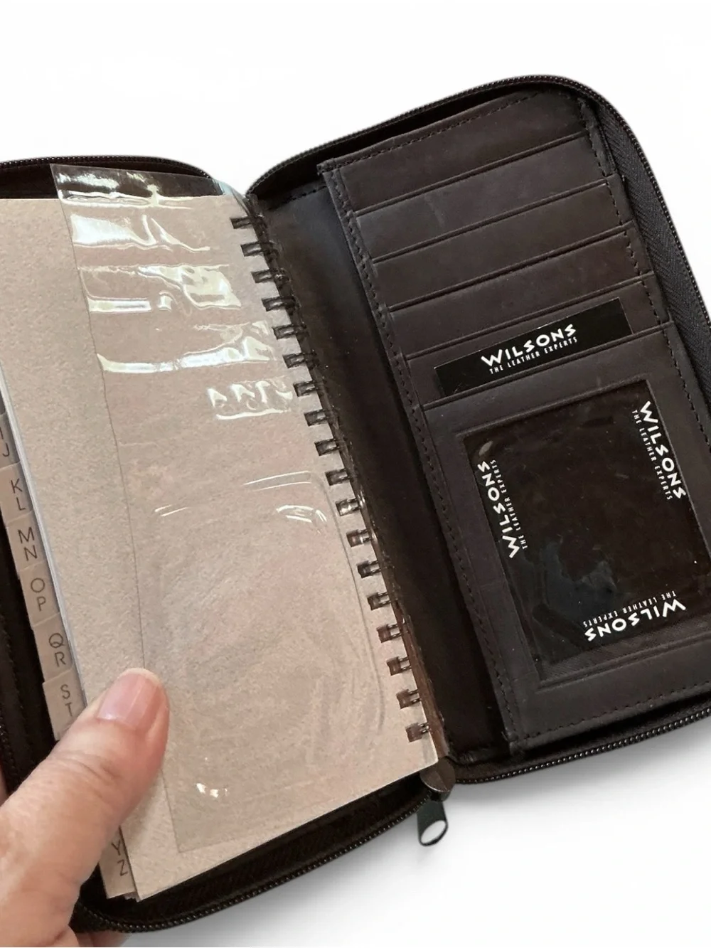 Wilsons Leather wallet organizer